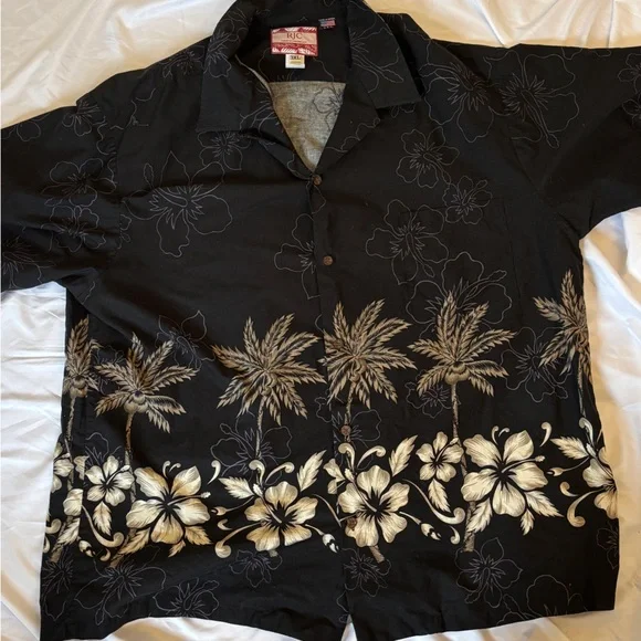 RJC Vintage Hawaiian Camp Button-up Shirt Men’s Size 3X Cotton - Picture 4 of 6